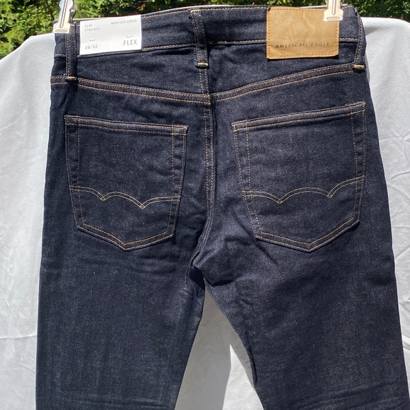 American Eagle Men’s Dark Rinse NE(X)T Level Airflex Jeans Men’s 28/32 slim NWT - Picture 5 of 6